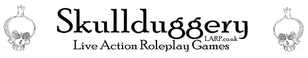 Skullduggery LARP skull logo